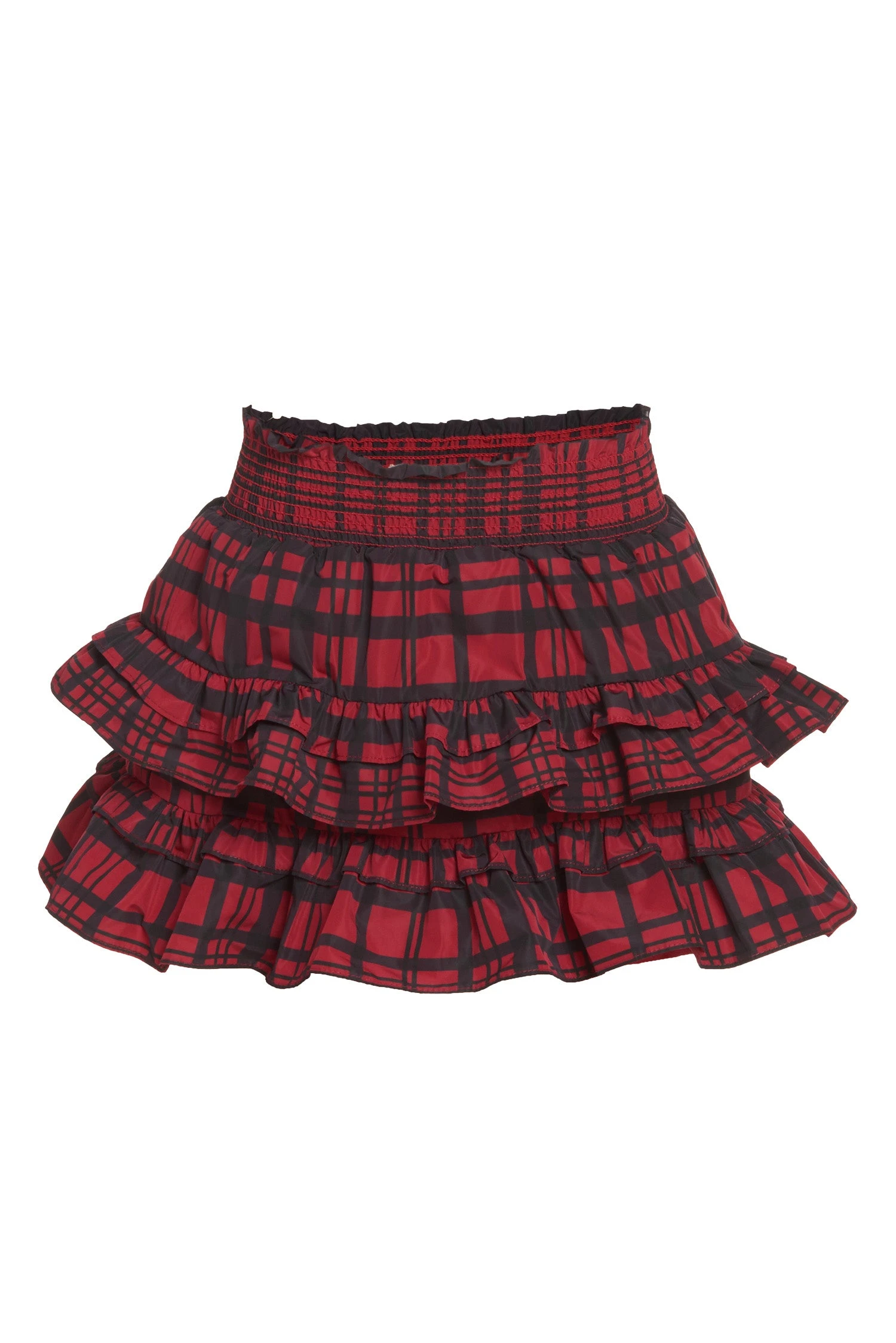 LoveShackFancy Girls Plaid Billie Skirt 1 LoveShackFancy Girls Plaid Billie Skirt