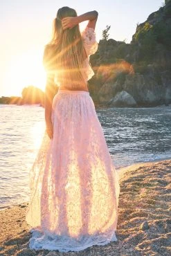 LoveShackFancy Halsey Skirt