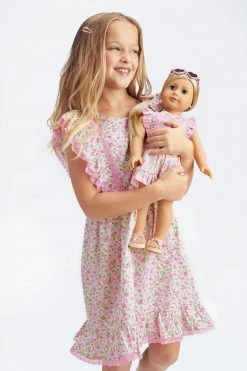 LoveShackFancy X American Girl Girls Floral Flutter Day Dress Mommy & Me