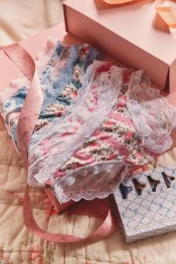 LoveShackFancy LSF X Stripe & Stare Blooming Heirloom Underwear Box