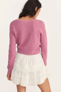 LoveShackFancy Janie Cropped Cardigan New Arrivals