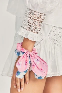 LoveShackFancy Chaumont Smocked Scrunchies New Arrivals