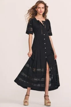 LoveShackFancy Edie Midi Dress