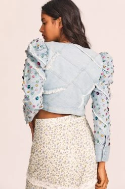 LoveShackFancy New Arrivals Eleora Crop Jacket 9 LoveShackFancy New Arrivals Eleora Crop Jacket