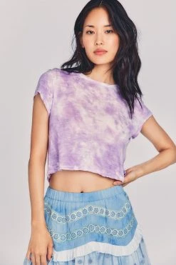 LoveShackFancy Rubin Cropped Tee