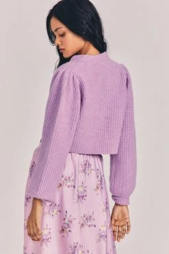 LoveShackFancy Avignon Cropped Cardigan Sweater Sale