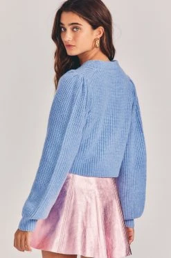 LoveShackFancy Avignon Cropped Cardigan Sweater Sale