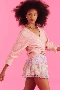 LoveShackFancy Boscom Cardigan Sweater