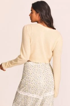 LoveShackFancy Lune Crop Pullover