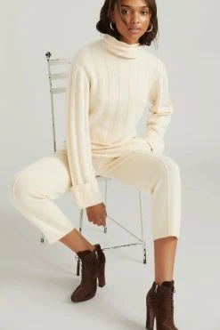 LoveShackFancy Foxglove Cashmere Pant