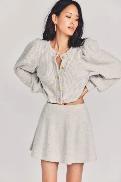 LoveShackFancy Lanchester Cashmere Mini Skirt