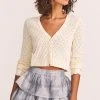 LoveShackFancy Janie Cropped Cardigan New Arrivals