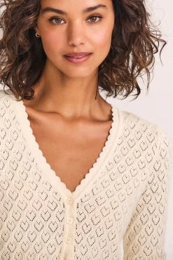 LoveShackFancy Janie Cropped Cardigan New Arrivals