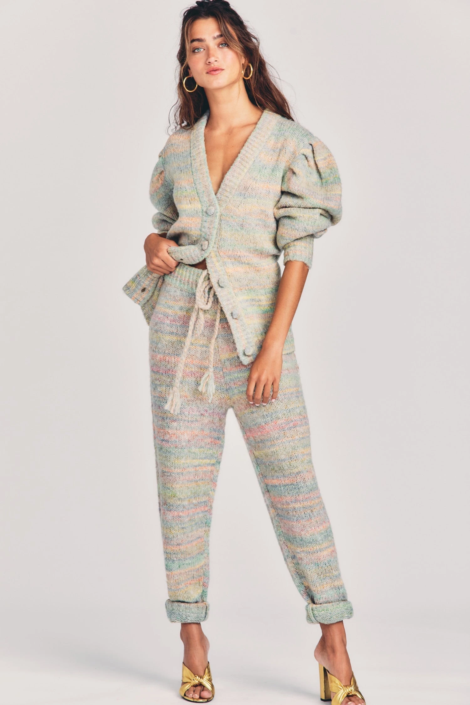 LoveShackFancy Olvera Knit Jogger Pant 1 LoveShackFancy Olvera Knit Jogger Pant