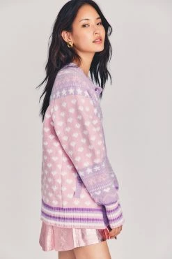 LoveShackFancy Amalo Boyfriend Cardigan 6 LoveShackFancy Amalo Boyfriend Cardigan