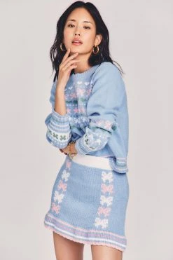 LoveShackFancy Sale Hathaway Mini Skirt