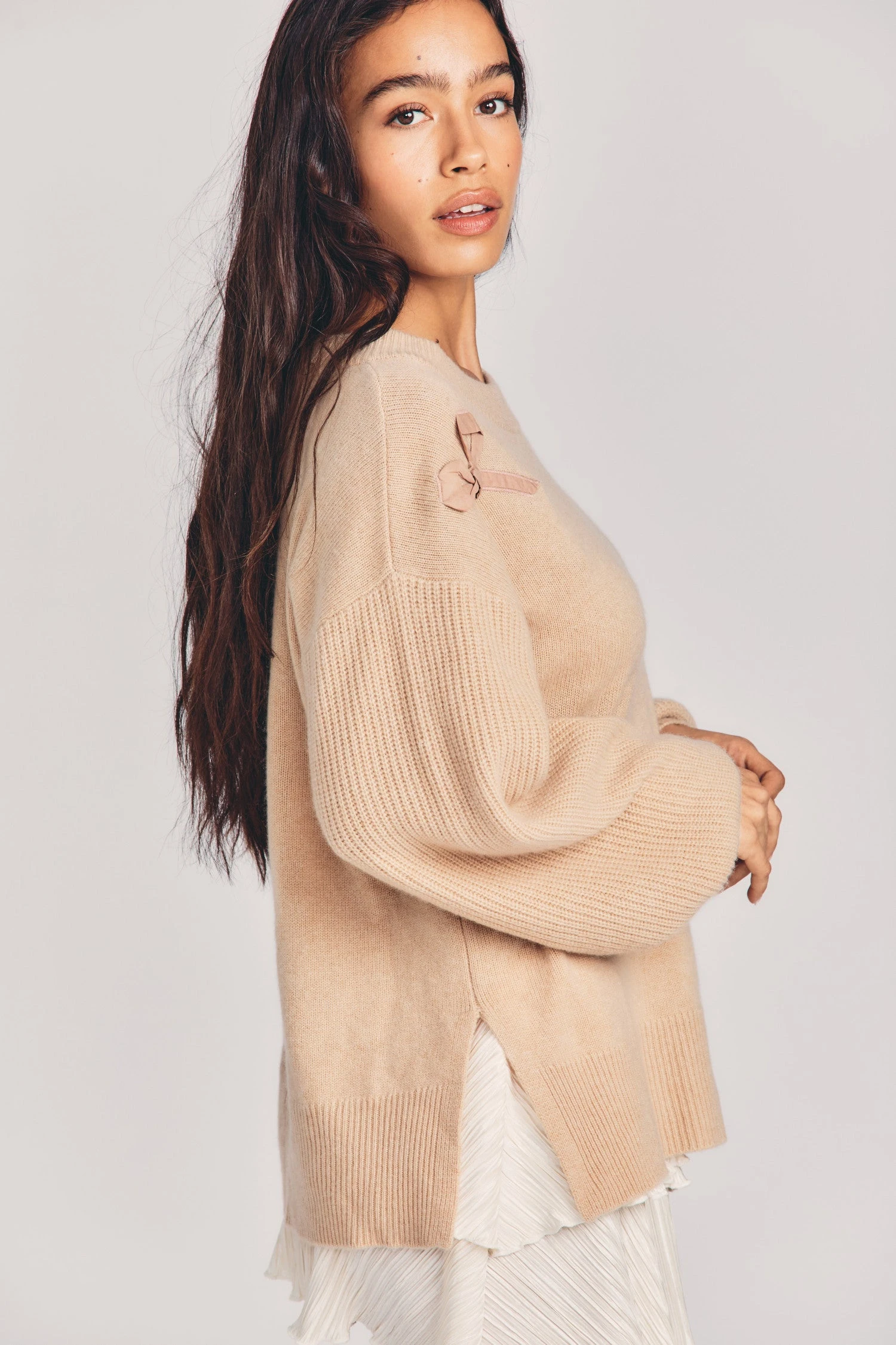 LoveShackFancy Shen Cashmere Pullover Sweater 4 LoveShackFancy Shen Cashmere Pullover Sweater