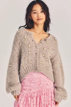 LoveShackFancy Emilie Wool Cardigan Sale