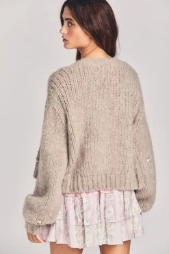 LoveShackFancy Emilie Wool Cardigan Sale