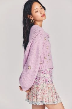 LoveShackFancy Emilie Wool Cardigan Sale