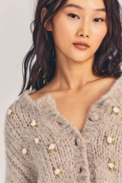LoveShackFancy Emilie Wool Cardigan Sale