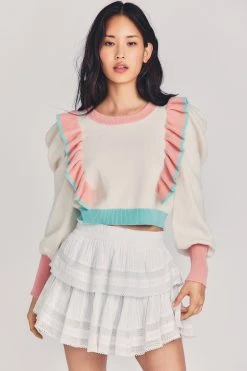 LoveShackFancy Greece Pullover Sweater