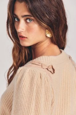 LoveShackFancy Sale Branton Cashmere Cropped Cardigan