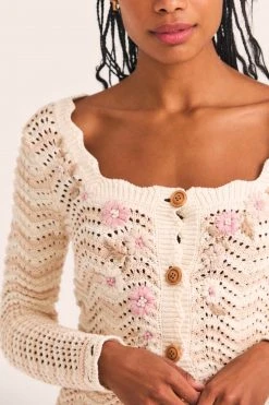 LoveShackFancy Leonel Cardigan Sweater Tops