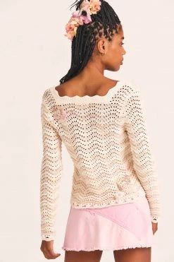 LoveShackFancy Leonel Cardigan Sweater Tops
