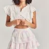 LoveShackFancy Ruffle Mini Skirt Skirts