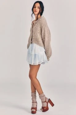 LoveShackFancy Ruffle Mini Skirt Sale