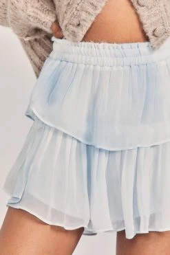 LoveShackFancy Ruffle Mini Skirt Sale