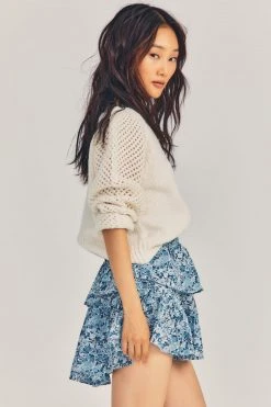 LoveShackFancy X Liberty Ruffle Mini Skirt Sale