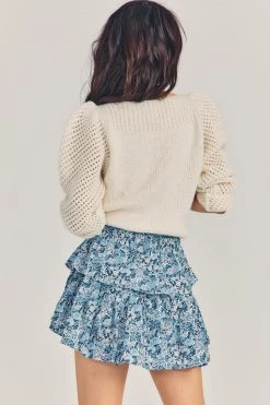 LoveShackFancy X Liberty Ruffle Mini Skirt Sale