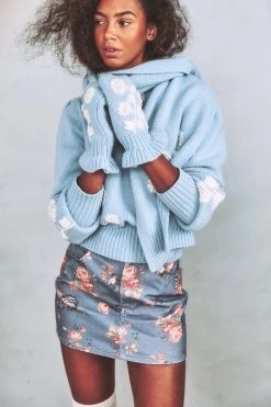 LoveShackFancy Hollywood Mini Skirt