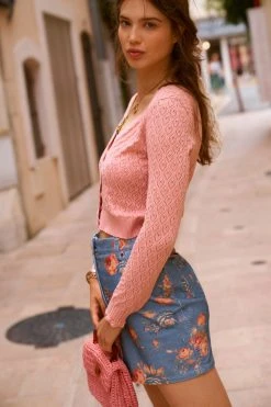 LoveShackFancy Hollywood Mini Skirt