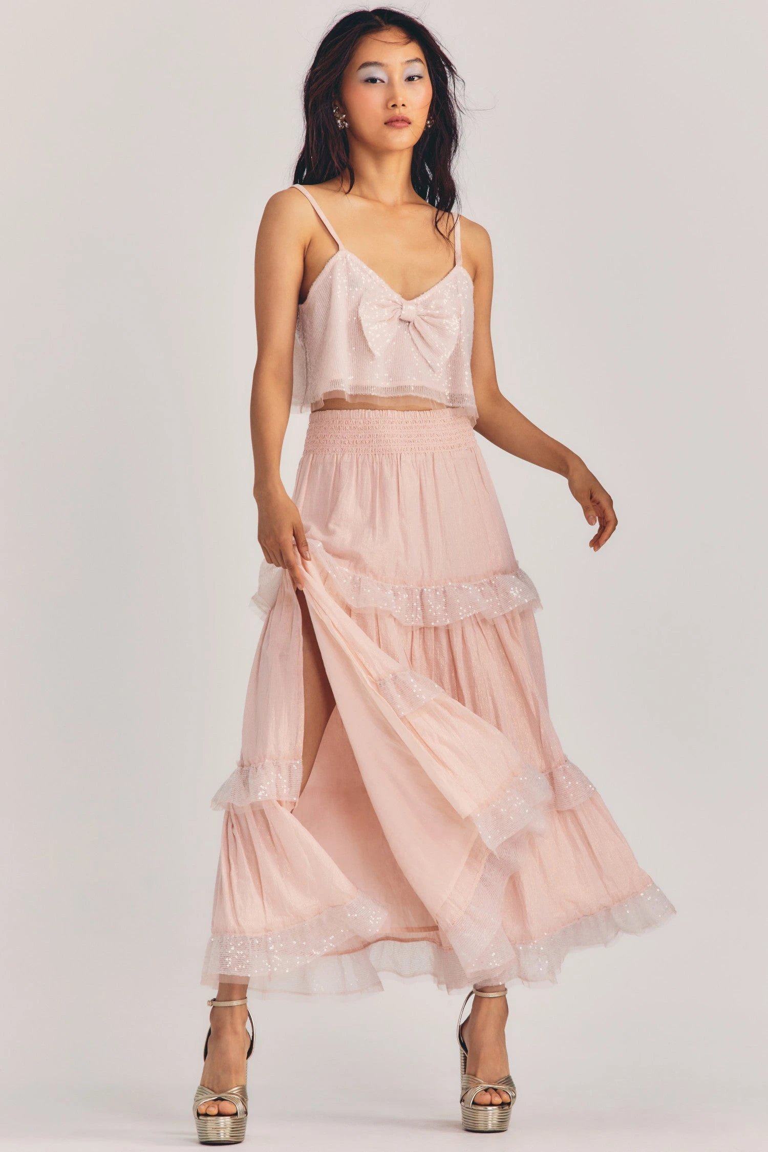 LoveShackFancy Mirella Midi Skirt Sale 2 LoveShackFancy Mirella Midi Skirt Sale