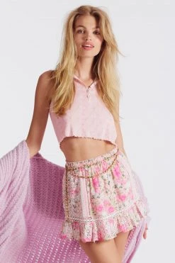 LoveShackFancy Sale Baydar Mini Skirt