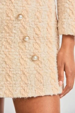 LoveShackFancy Sale Gibson Houndstooth Mini Skirt