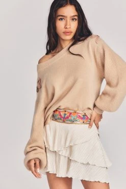 LoveShackFancy Henny Mini Skirt Sale