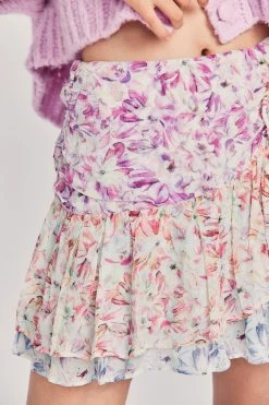 LoveShackFancy Rhodes Silk Mini Skirt Sale 14 LoveShackFancy Rhodes Silk Mini Skirt Sale