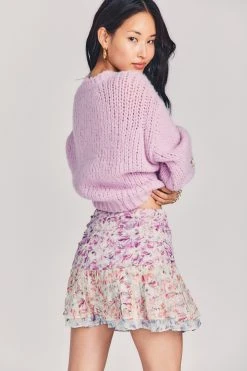 LoveShackFancy Rhodes Silk Mini Skirt Sale 16 LoveShackFancy Rhodes Silk Mini Skirt Sale