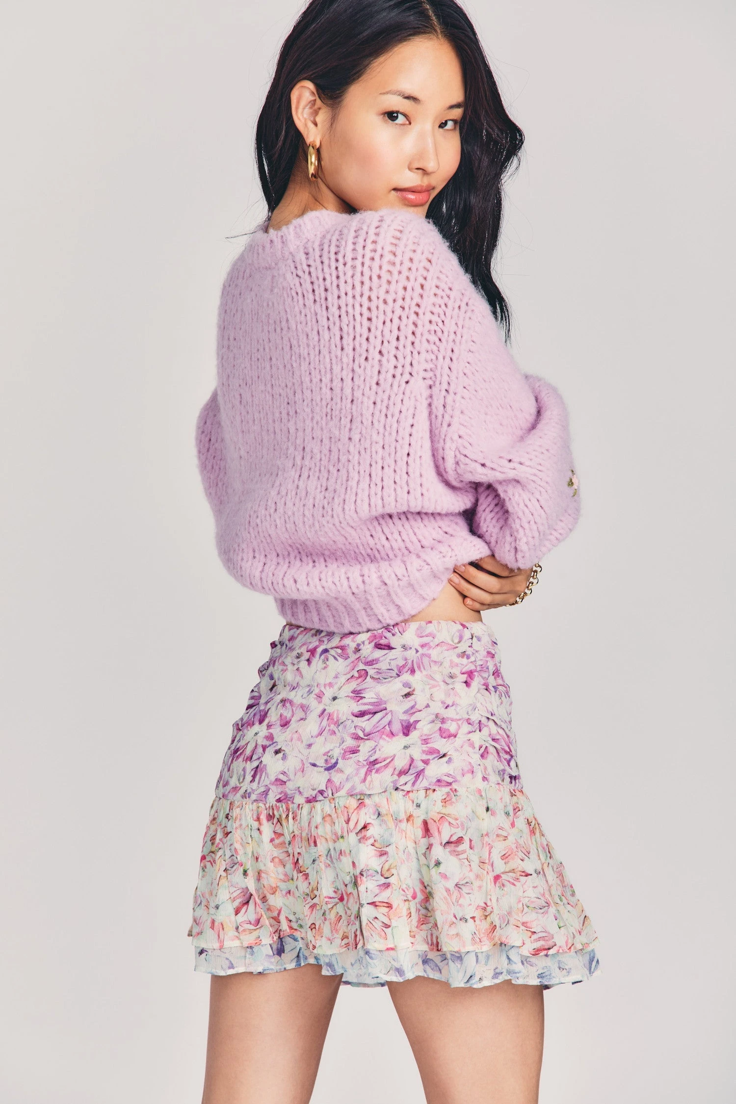 LoveShackFancy Rhodes Silk Mini Skirt Sale 8 LoveShackFancy Rhodes Silk Mini Skirt Sale