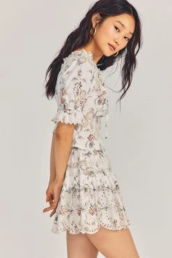 LoveShackFancy Sale Sarie Mini Skirt