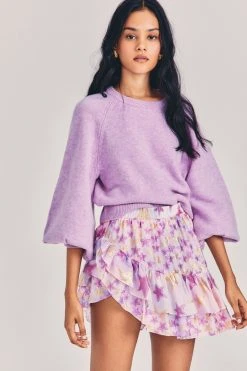 LoveShackFancy Seniya Mini Skirt