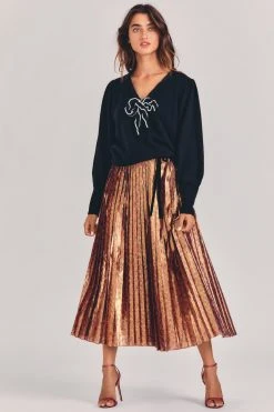 LoveShackFancy Lotty Midi Skirt