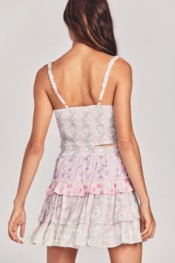 LoveShackFancy Sale Corbett Mini Skirt