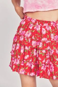 LoveShackFancy Corbett Mini Skirt Sale