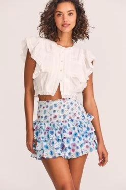 LoveShackFancy New Arrivals Yorkie Mini Skirt