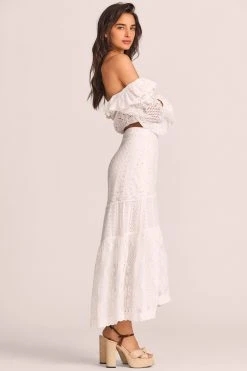 LoveShackFancy Sisto Midi Skirt New Arrivals